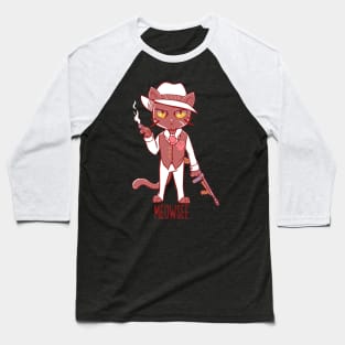 Meowsee Mafia Cat Baseball T-Shirt